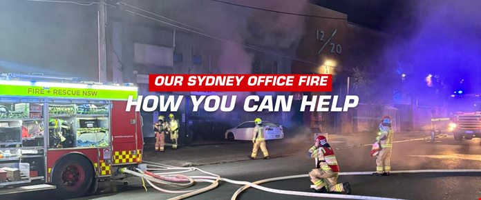 Sydney Office Fire - How You Can Help